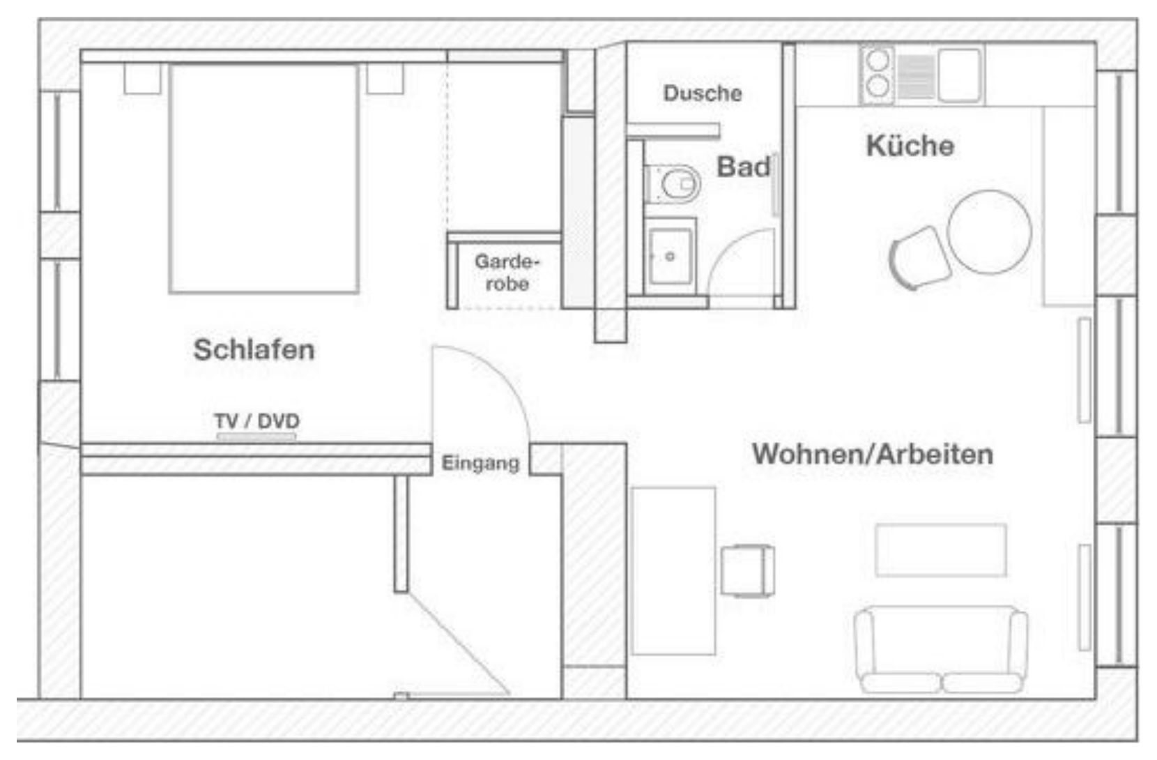 Grundriss M – Haupthaus