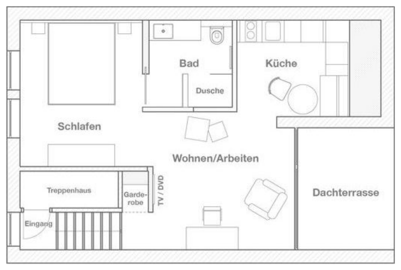 Grundriss M+ – Dachgeschoss
